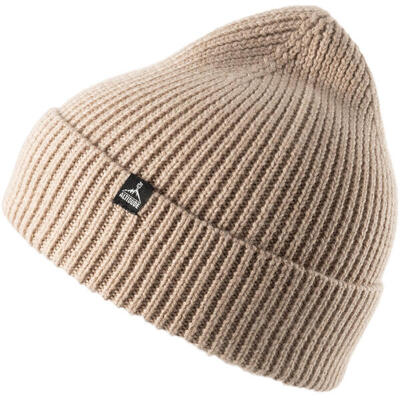 Winter Mütze Solid Ripp Strickmütze Unisex Beanie 100% Merino Wolle
