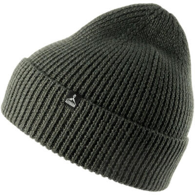Winter Mütze Solid Ripp Strickmütze Unisex Beanie 100% Merino Wolle