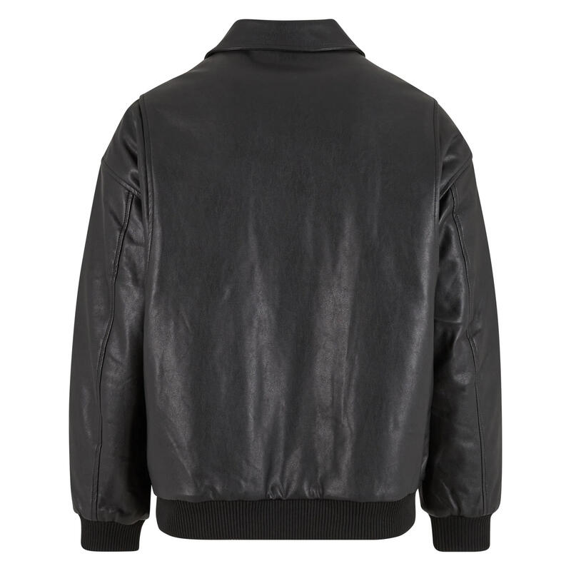 Férfi műbőr blouson kabát