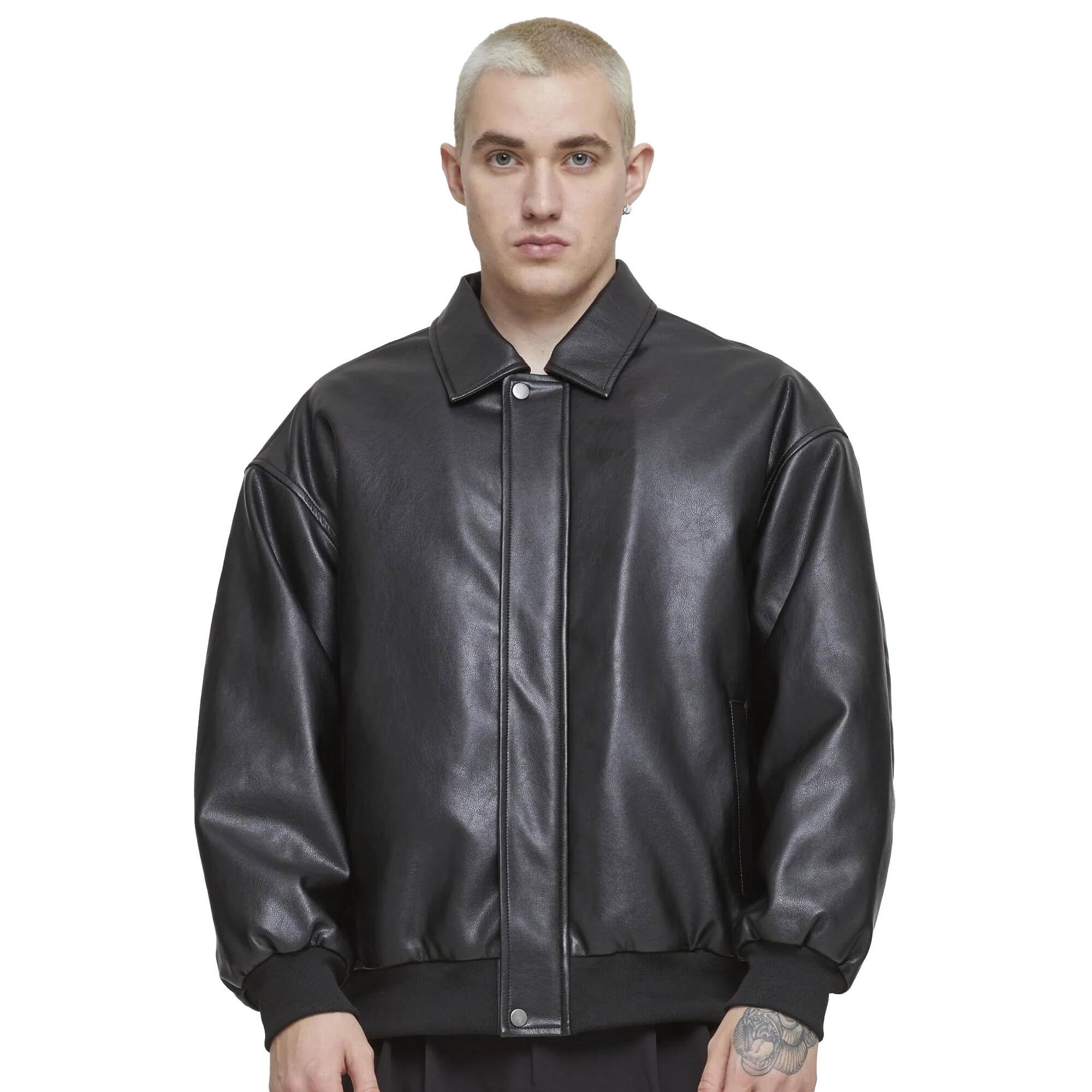 Giacca Blouson Uomo Urban Classics Nero 3/3