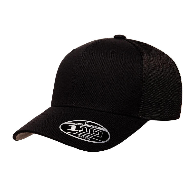 110 Mesh Trucker Cap (Zwart)