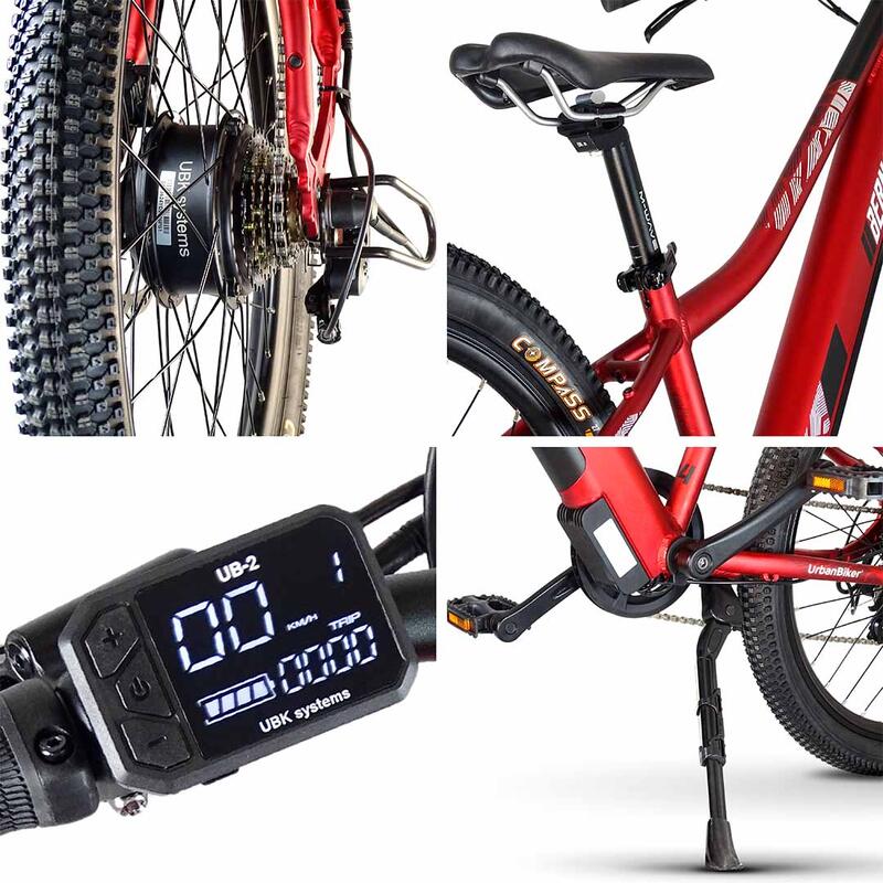 Berna | Bicicletă montană E-Bike | 70KM rază | 24"