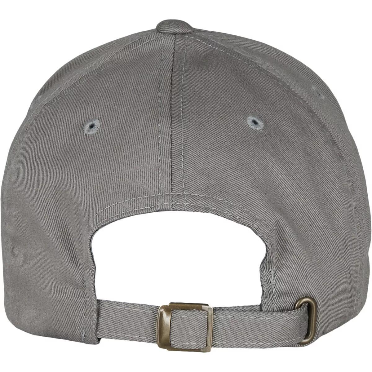 Wooly Combed Adjustable Strap Baseball Cap (Grey) 2/4
