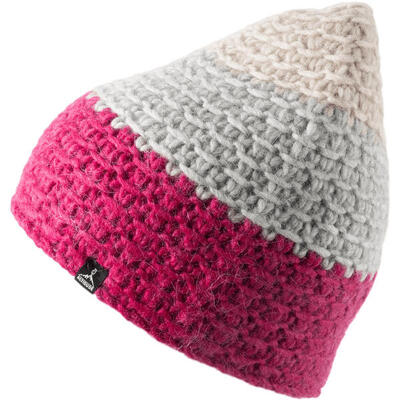 Wintermuts nest trio grof gebreide unisex beanie lam merino wol