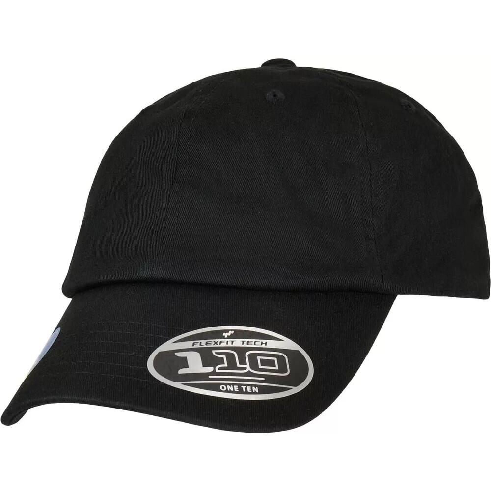 Cappellino Da Baseball Non Strutturata Flexfit 110 Alpha Nero 4/4