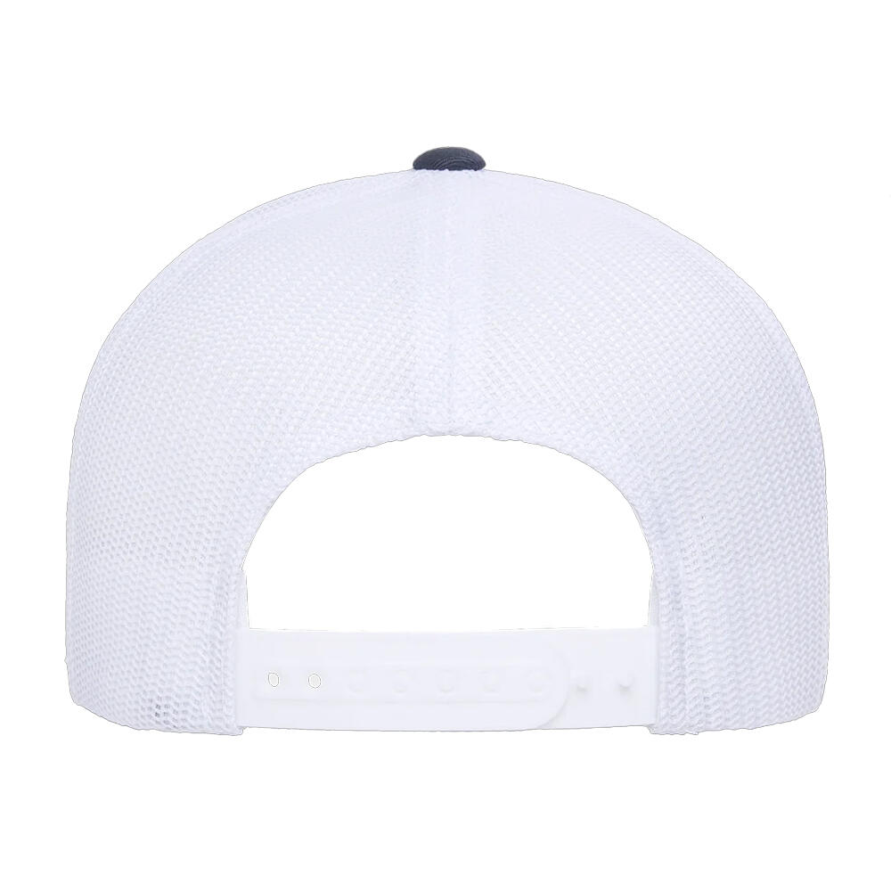 Boné de camionista reciclado de dois tons YP Classics (Azul Marinho / Branco) 2/3
