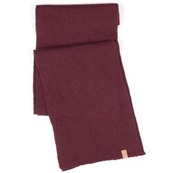 Écharpe en Tricot de Laine Vide Ruby Wine - Taille Unique 190x23 - Rouge