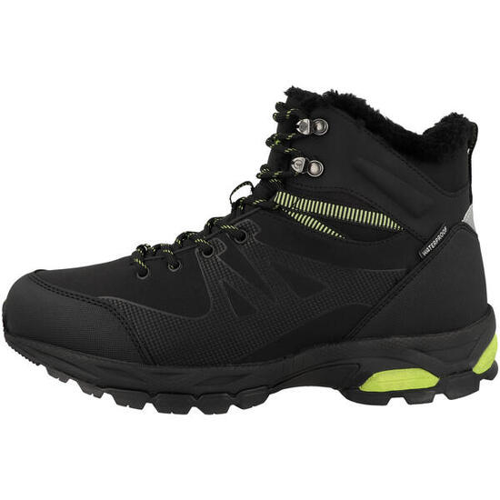 HI-TEC Hi-Tec Jackdaw WP Insulated Wandelschoenen Hoge Hiel ZWART/LIMOEN 39