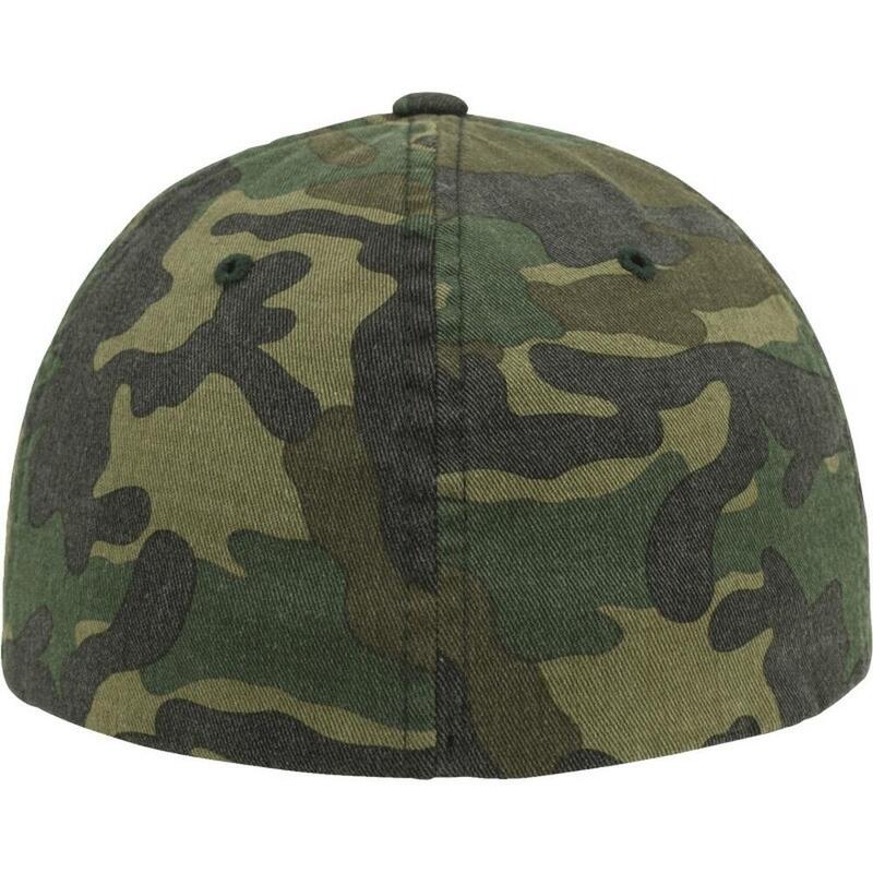 Camo Kledingstuk Gewassen Baseballpet (Groen)