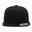 5 Paneel Ongestructureerde Snapback Cap (Zwart)