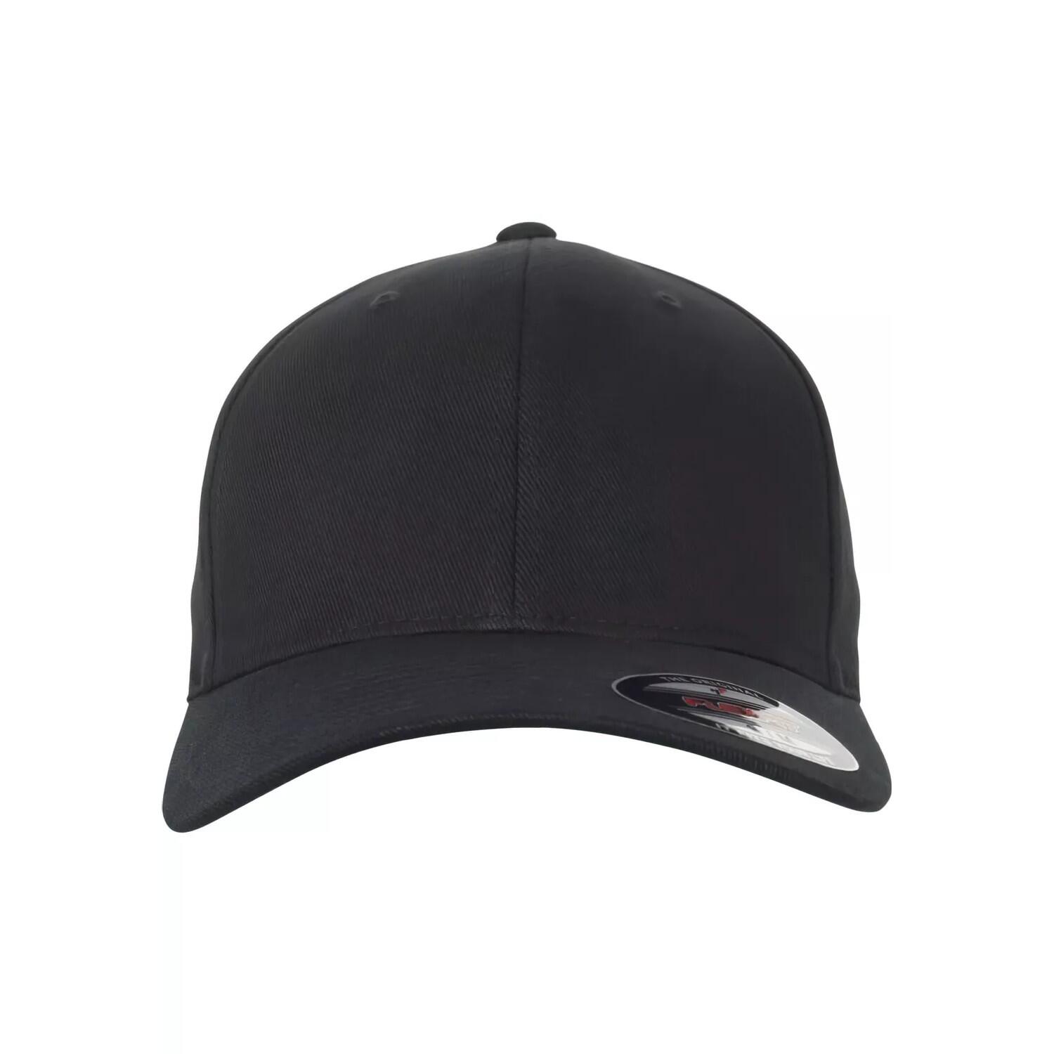 Boné de basebol em sarja escovada (Preto) 4/4