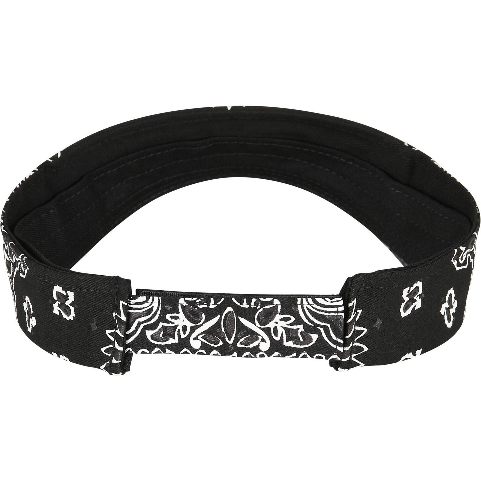 Boné com viseira Paisley (Preto) 2/3