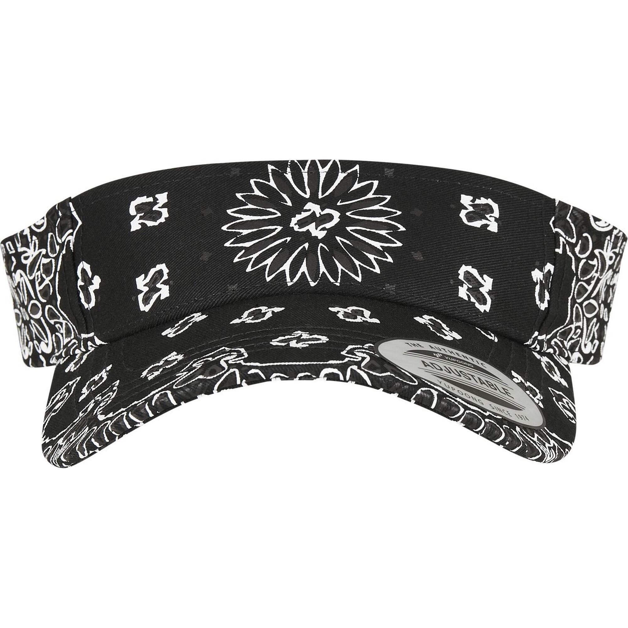 Boné com viseira Paisley (Preto) 3/3