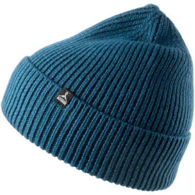 Winter Mütze Solid Ripp Strickmütze Unisex Beanie 100% Merino Wolle