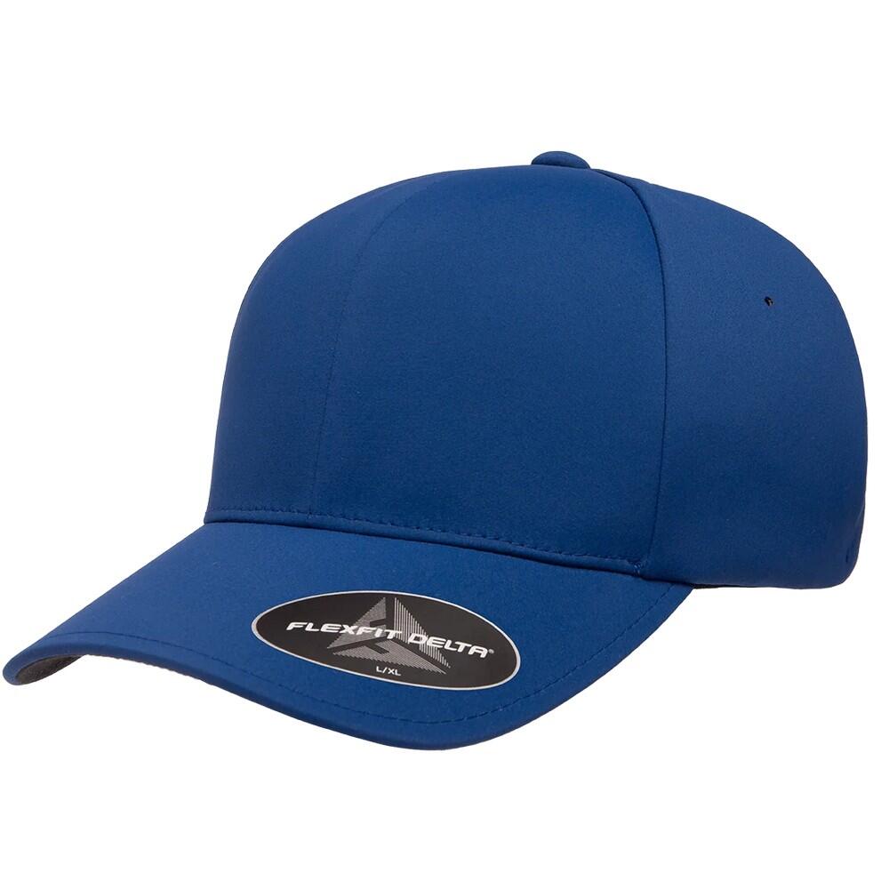 Boné de basebol Delta Plain (Azul Real) 4/4