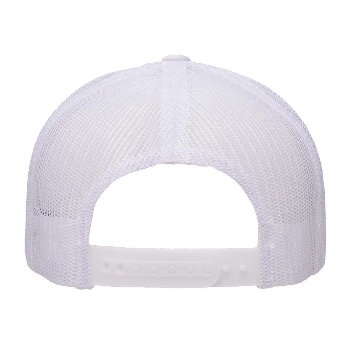 Boné de camionista retro para crianças/jovens (Branco) 2/3