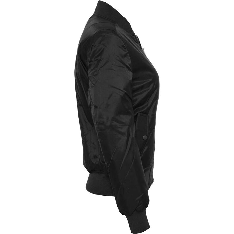 Blouson d'aviateur BASIC Femme (Noir)