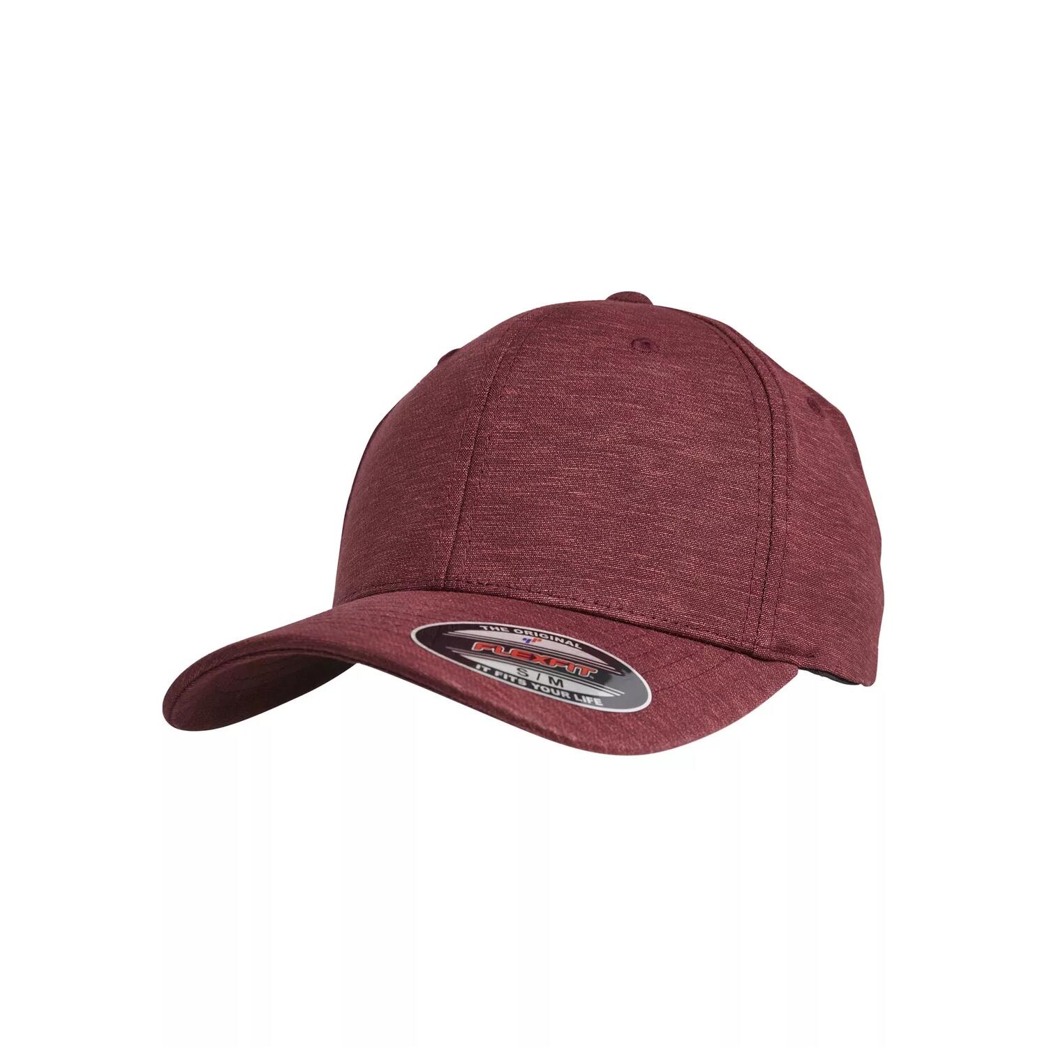 Cappellino Da Baseball Mélange Flexfit Borgogna 3/3