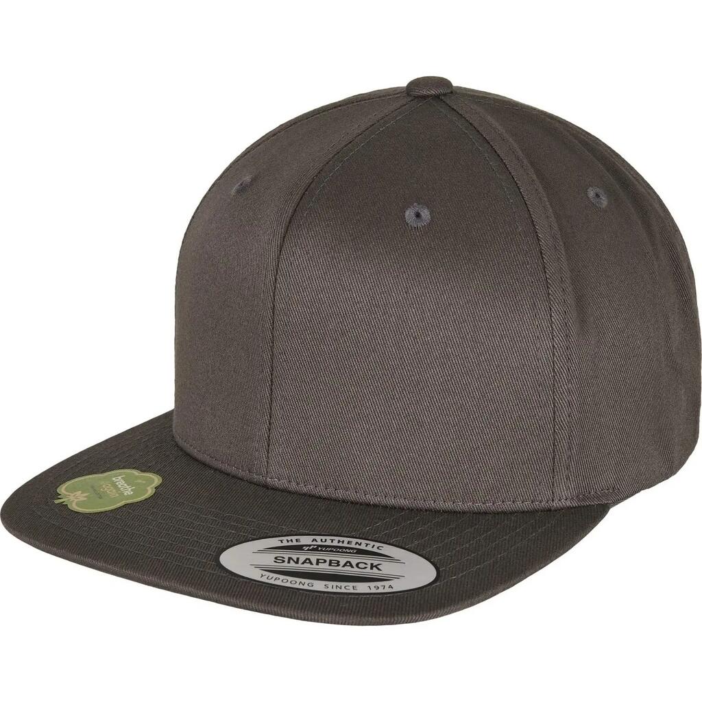 Cotton Snapback Cap (Dark Grey)