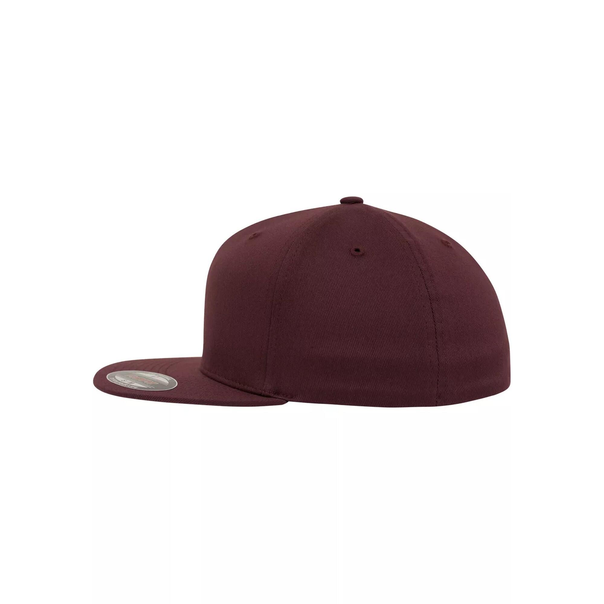 Cappellino Da Baseball Visiera Piatta Flexfit Marrone 3/4