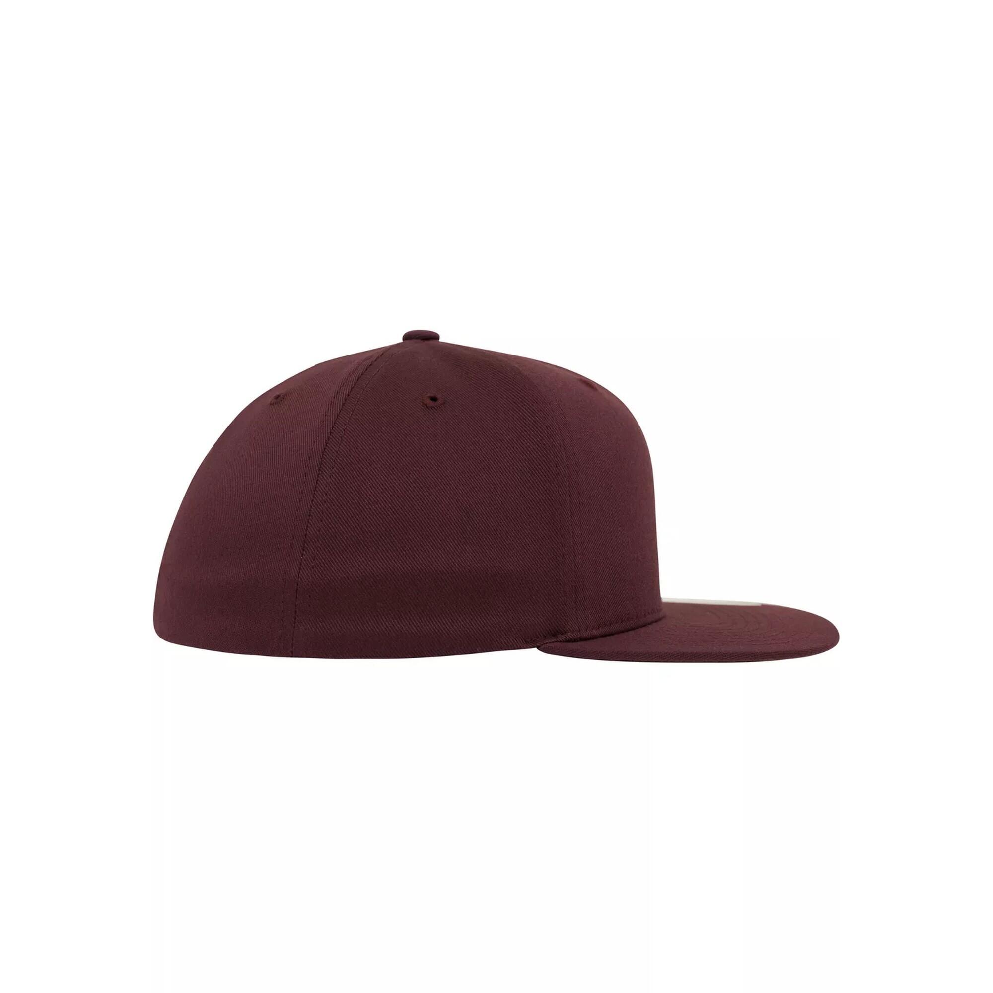 Cappellino Da Baseball Visiera Piatta Flexfit Marrone 4/4
