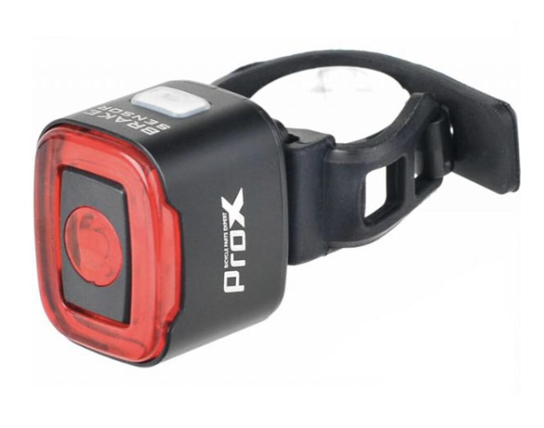 Luz traseira para bicicleta vermelha 50 lúmenes Sensor de travagem - LED 1/5