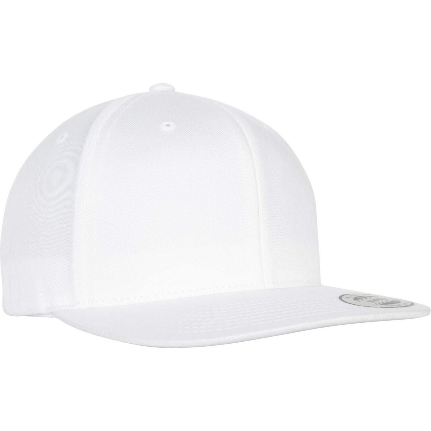 Boné de algodão orgânico com fecho de correr (Branco) 3/3
