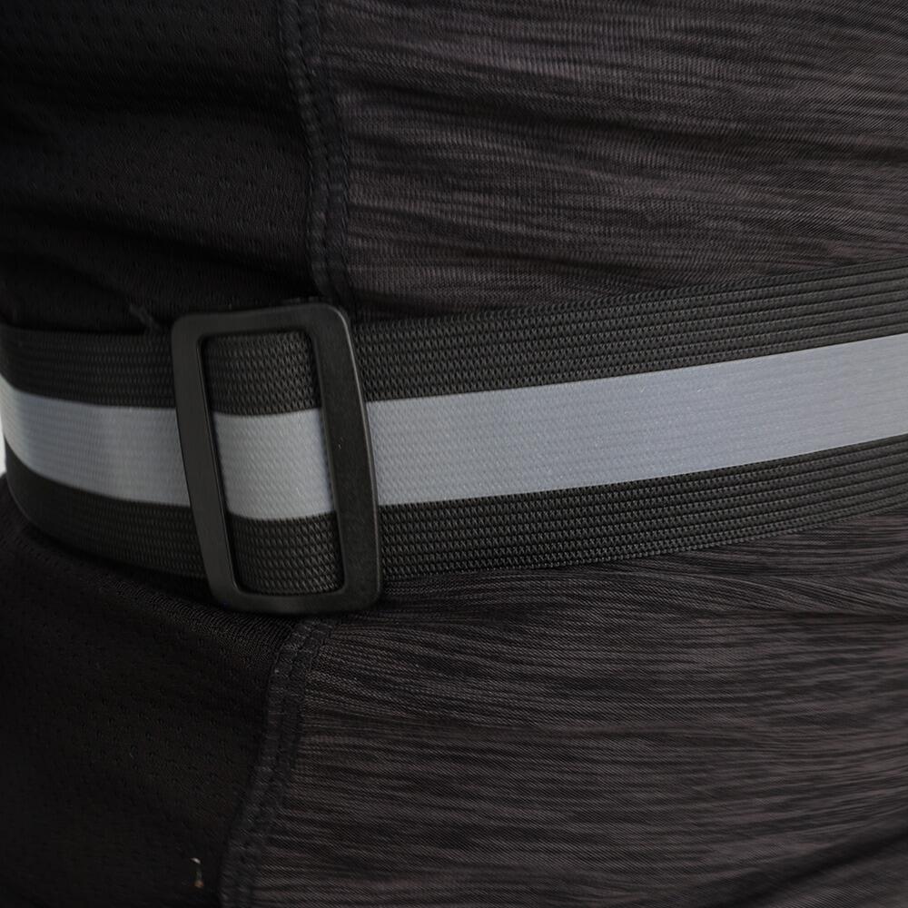Gilet de running avec éclairage LED réfléchissant - Noir 4/7