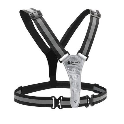 Laufweste mit reflektierender LED-Beleuchtung - Schwarz