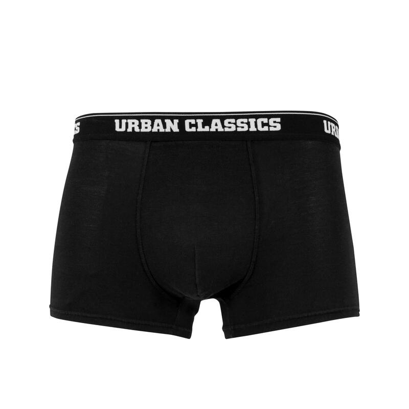 Heren Biologische Boxershorts (Set van 3) (Zwart)