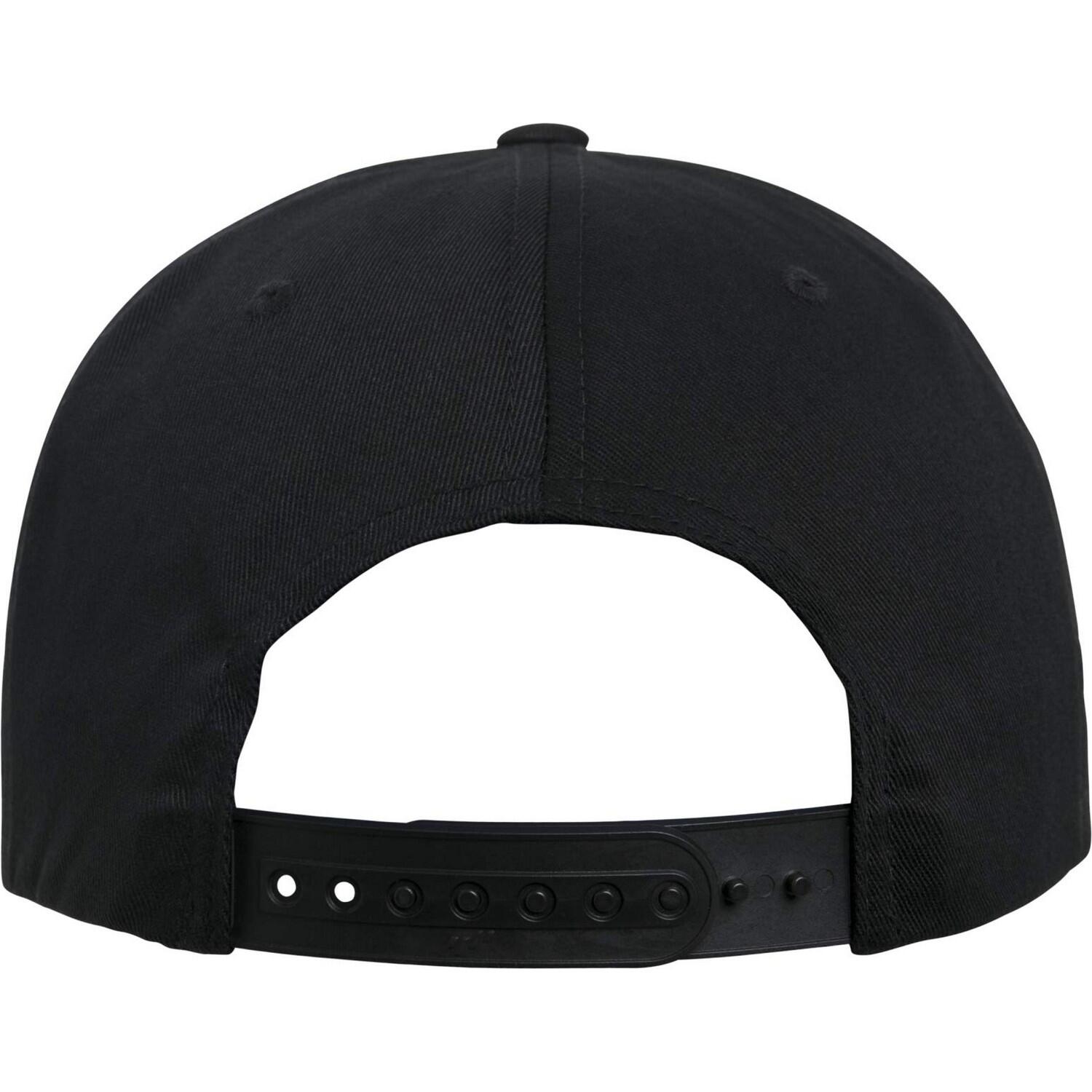 Boné de algodão orgânico com fecho de correr (Preto) 2/3