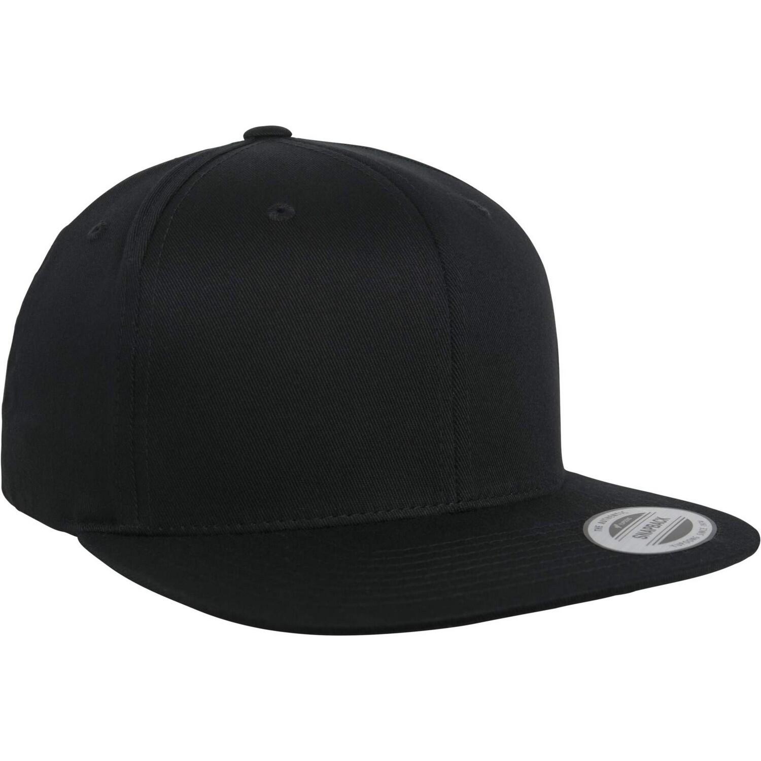 Boné de algodão orgânico com fecho de correr (Preto) 3/3