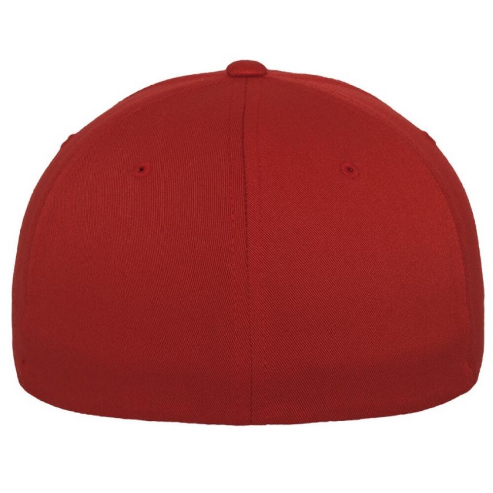 Cappellino Da Baseball 5 Pannelli Flexfit Rosso 2/2