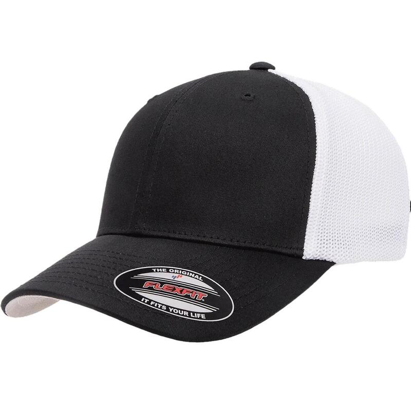 Casquette trucker (Noir / Blanc)