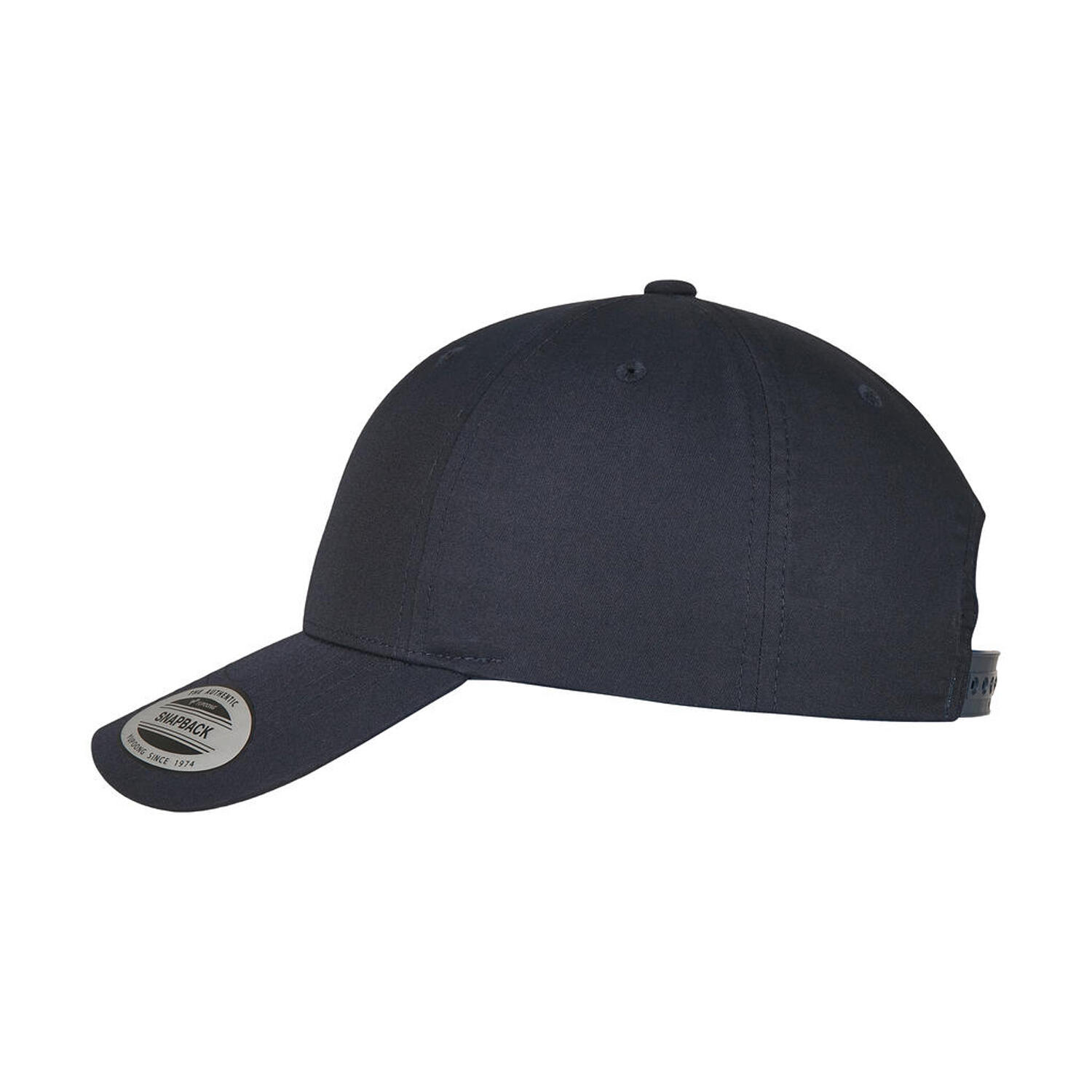 Gorra Ajustable de Sarga de Poliéster Marino 3/3
