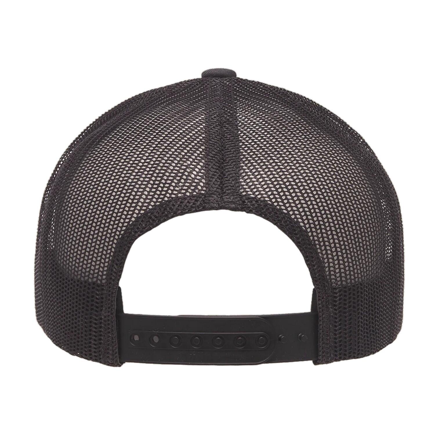 Cappellino Da Camionista Retrò 5 Pannelli Flexfit YP Classics Carbone 2/3