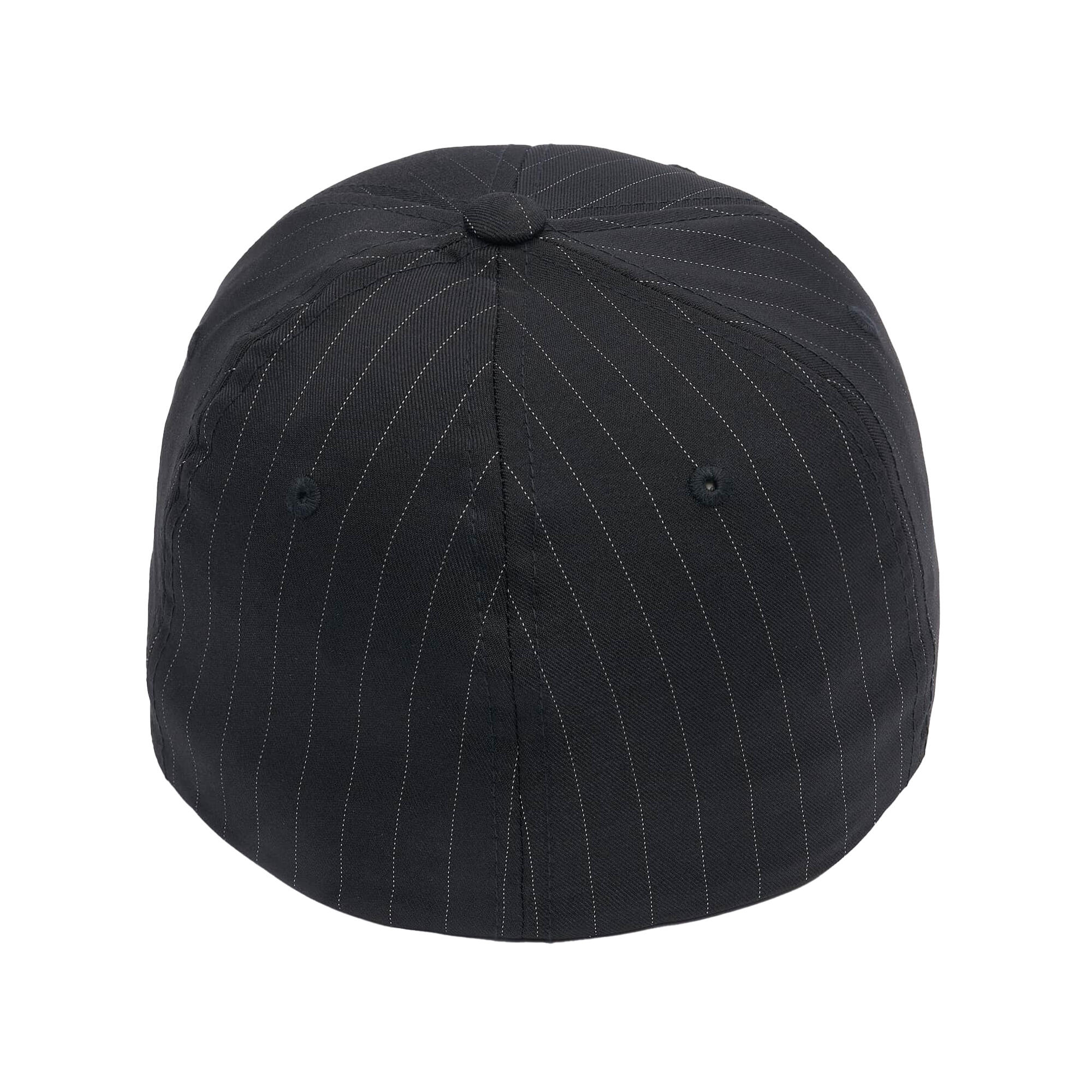Boné de basebol às riscas (Preto / Branco) 2/3