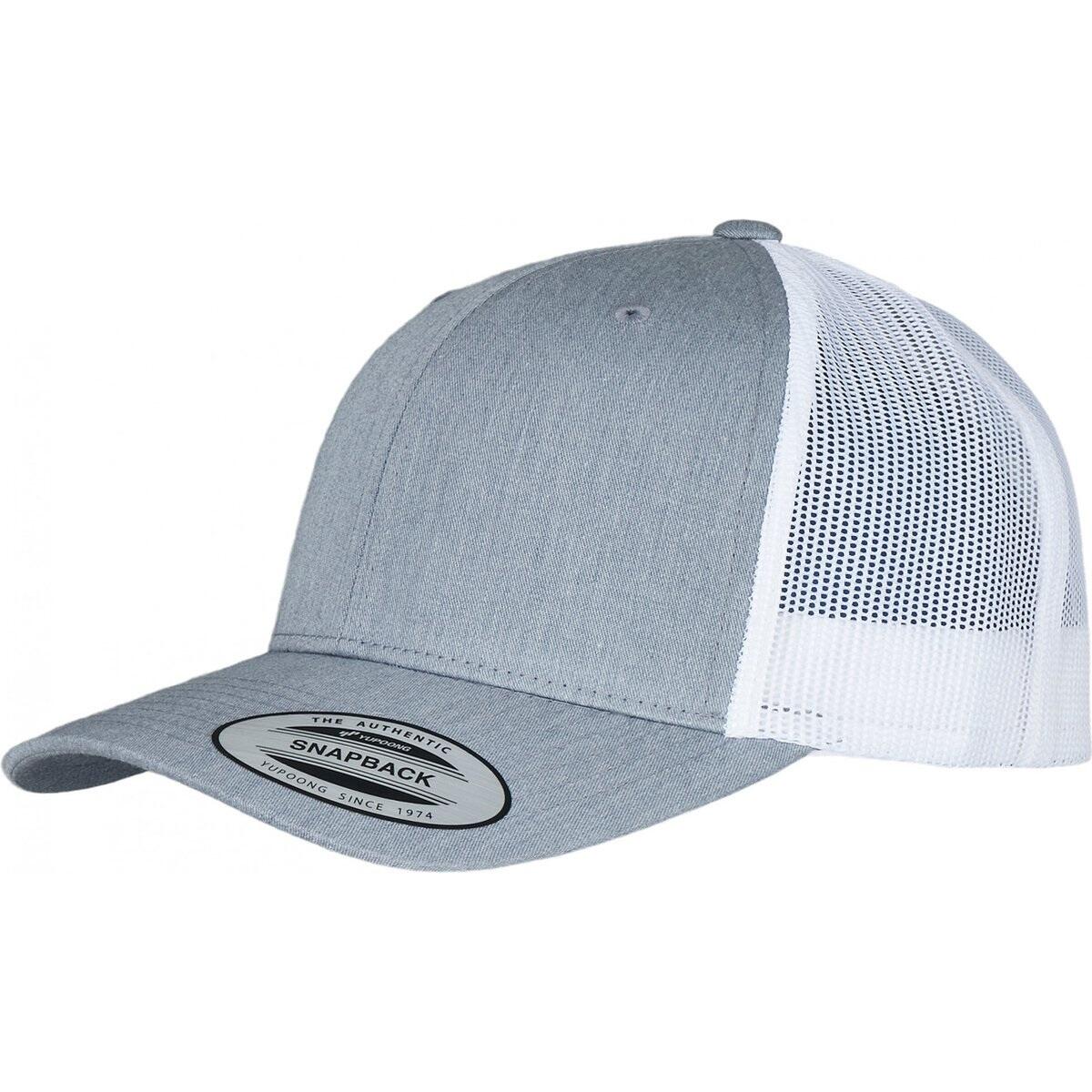 Casquette Trucker Motif/style Rétro (Lavande / Blanc) 3/3