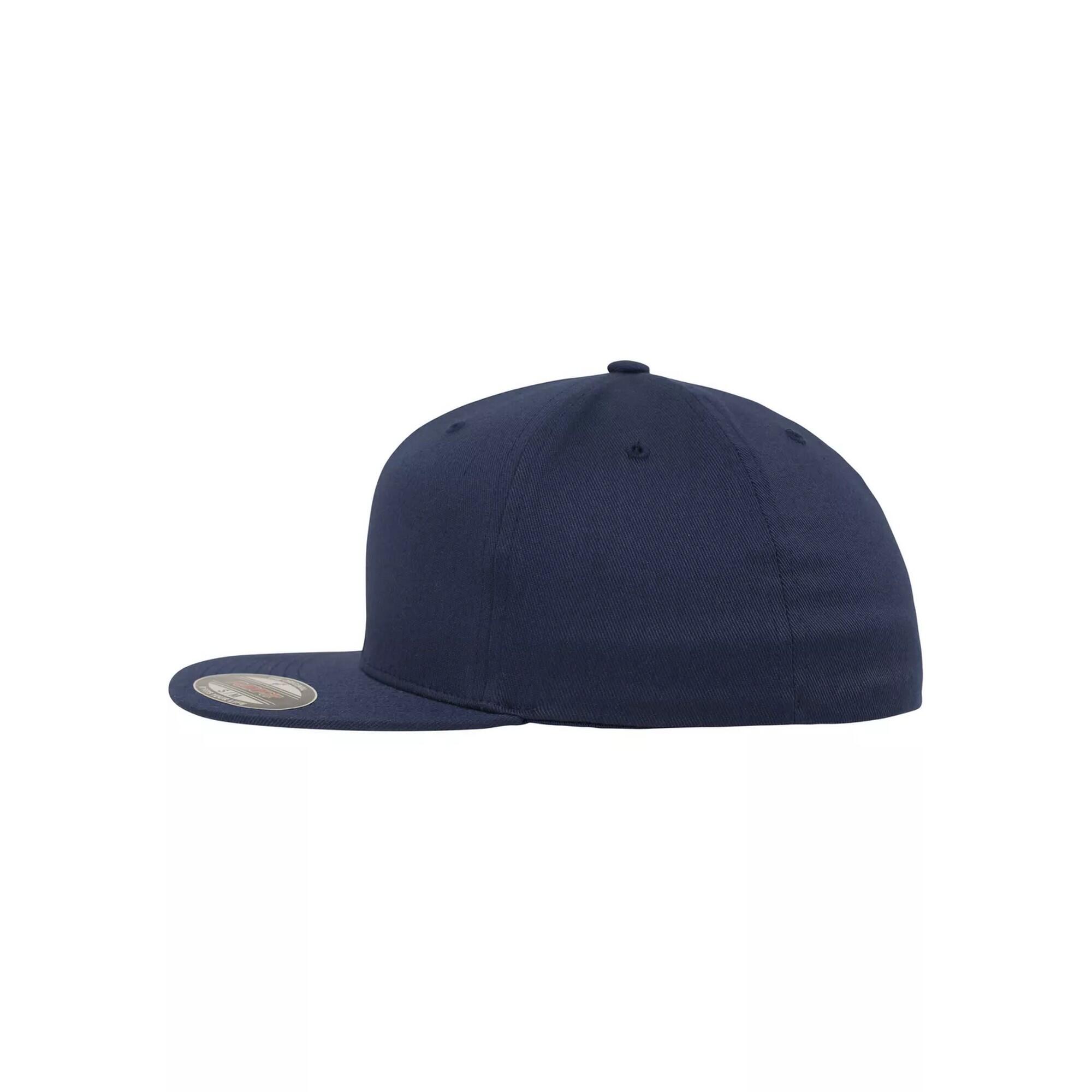 Cappellino Da Baseball Visiera Piatta Flexfit Blu Navy 3/5