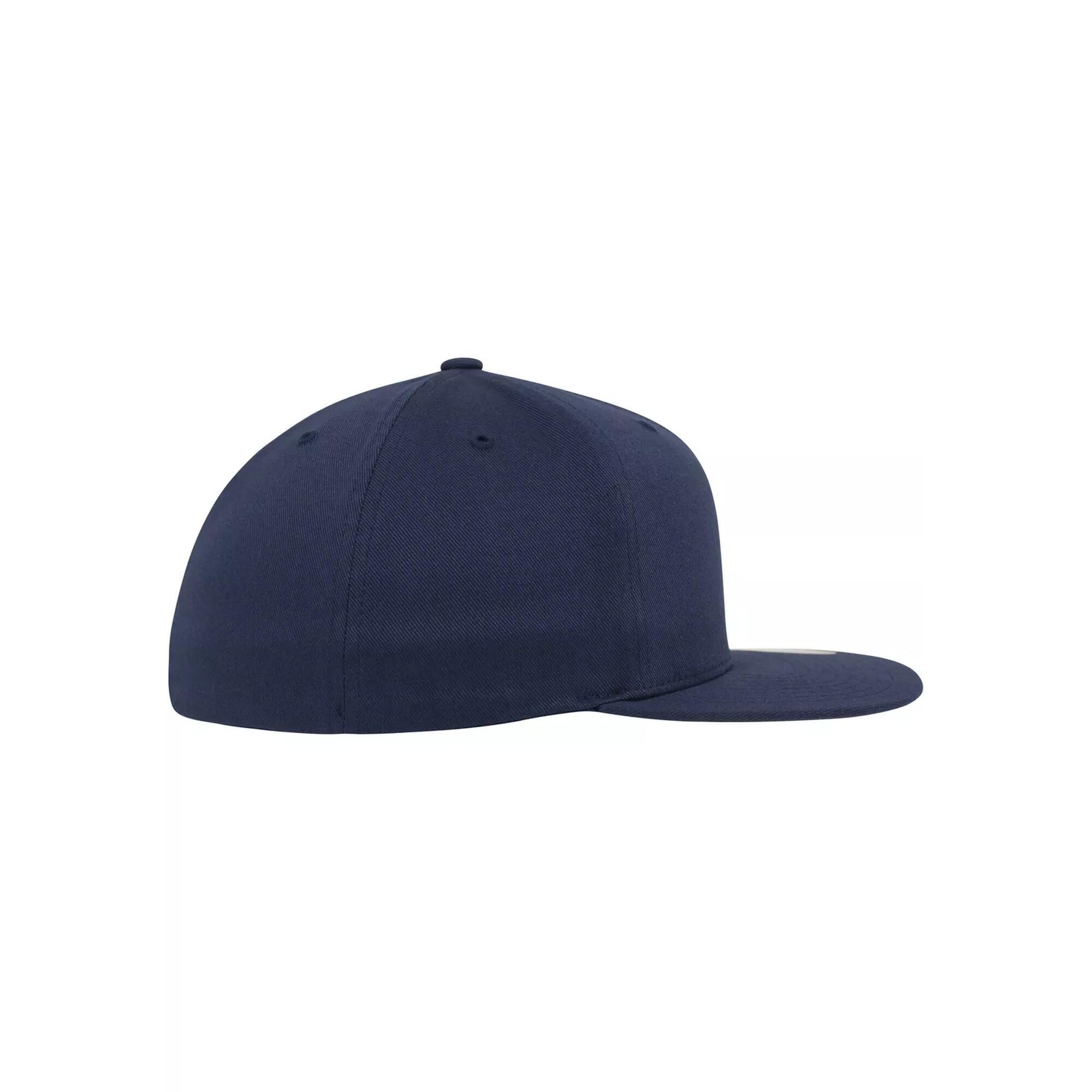 Cappellino Da Baseball Visiera Piatta Flexfit Blu Navy 4/5
