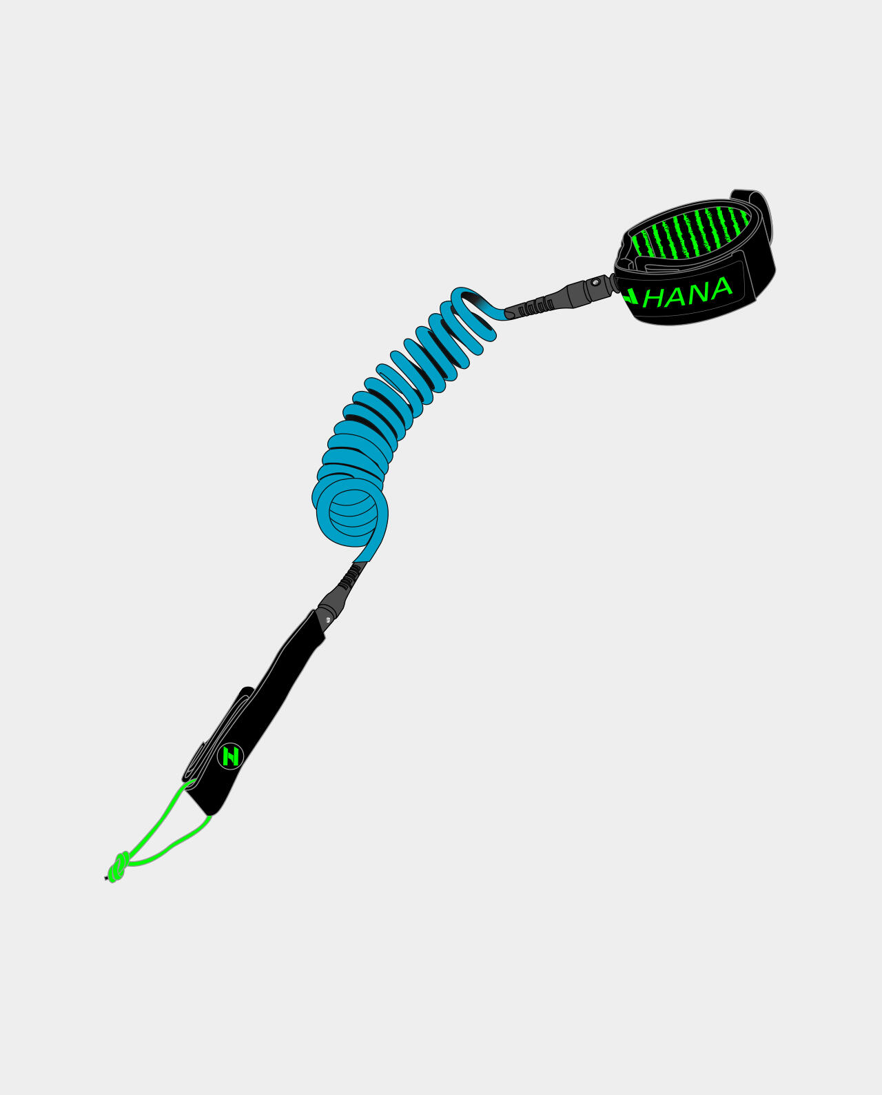 HANA OUTDOORS Leash telefónico de 10'