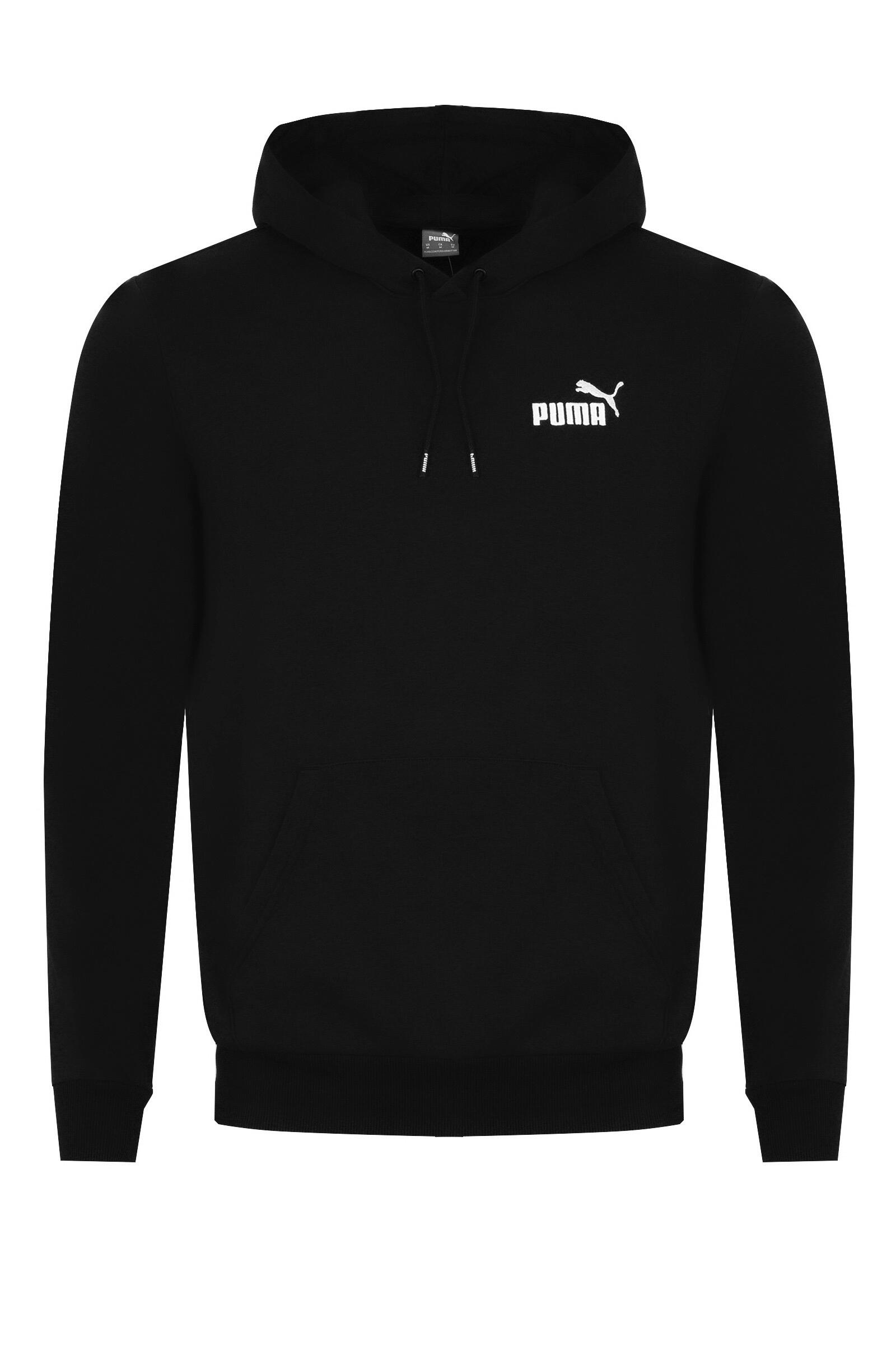 Sweat À Capuche Style Logo ESSENTIALS Homme (Noir) 1/4