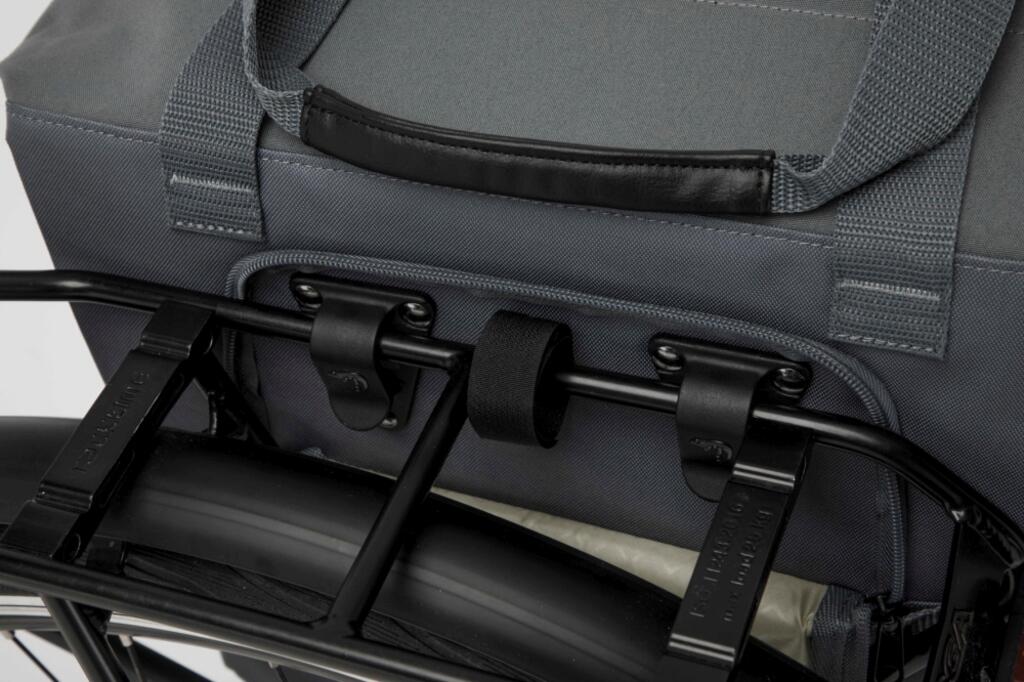 Fahrrad- Shoppingtasche "Tulum Camella", grau 4/6