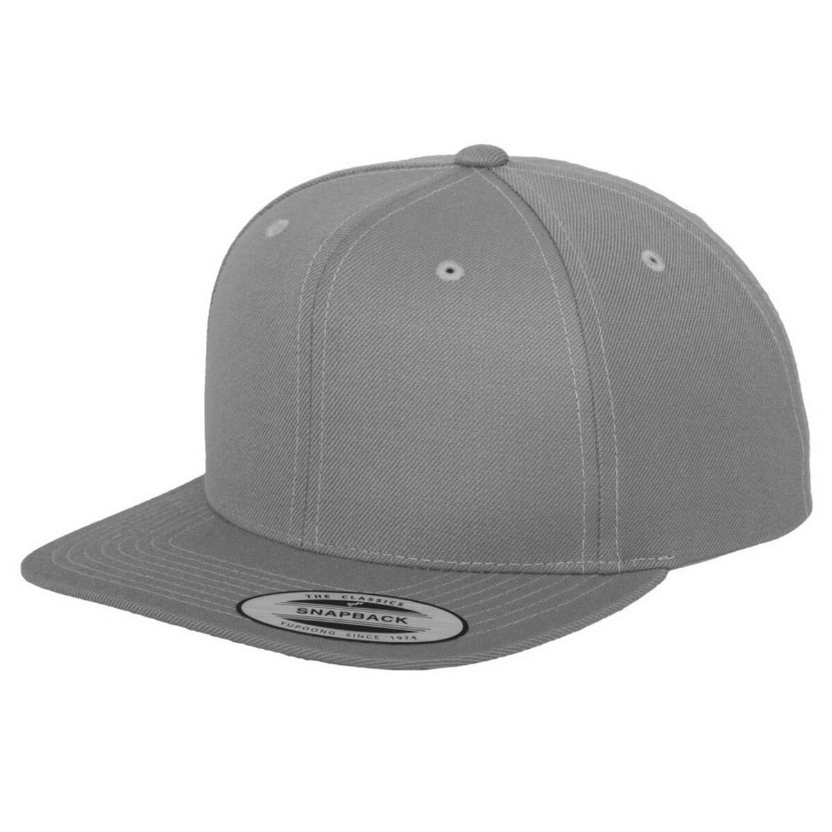 Cappellino Con Visiera Flexfit Classic Argento 3/3