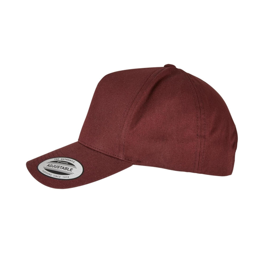 Cappellino Con Visiera 5 Pannelli Flexfit Classic Borgogna 3/4