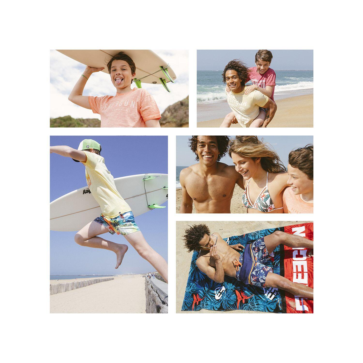 Boardshort court enfant ceinture tout-élastiquée 2/2