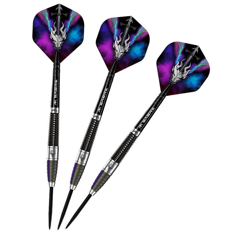 Mission Occult Darts - Steel Tip - 90% - Black & Coral PVD 5/7