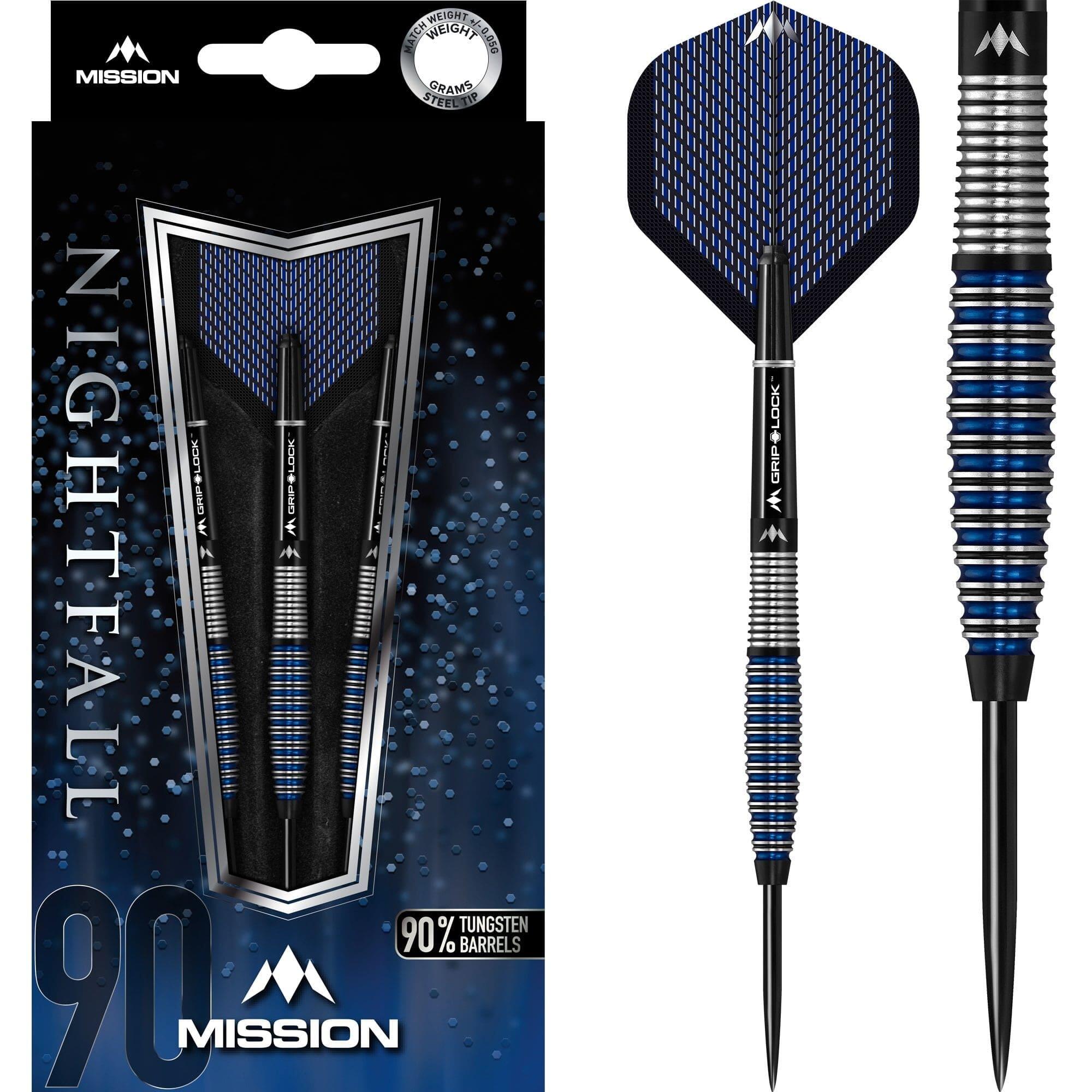 MISSION Mission Nightfall Darts - Steel Tip - M4 - Curved