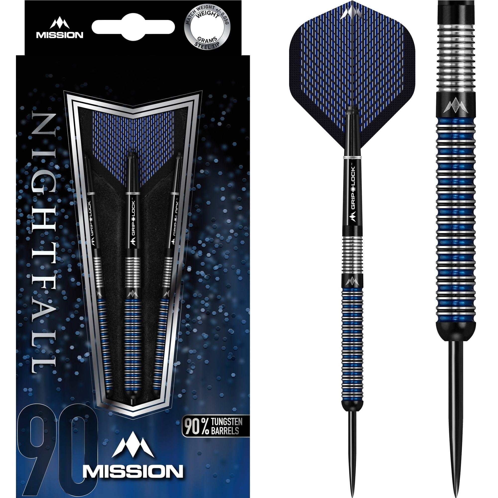 MISSION Mission Nightfall Darts - Steel Tip - M1 - Straight Ring
