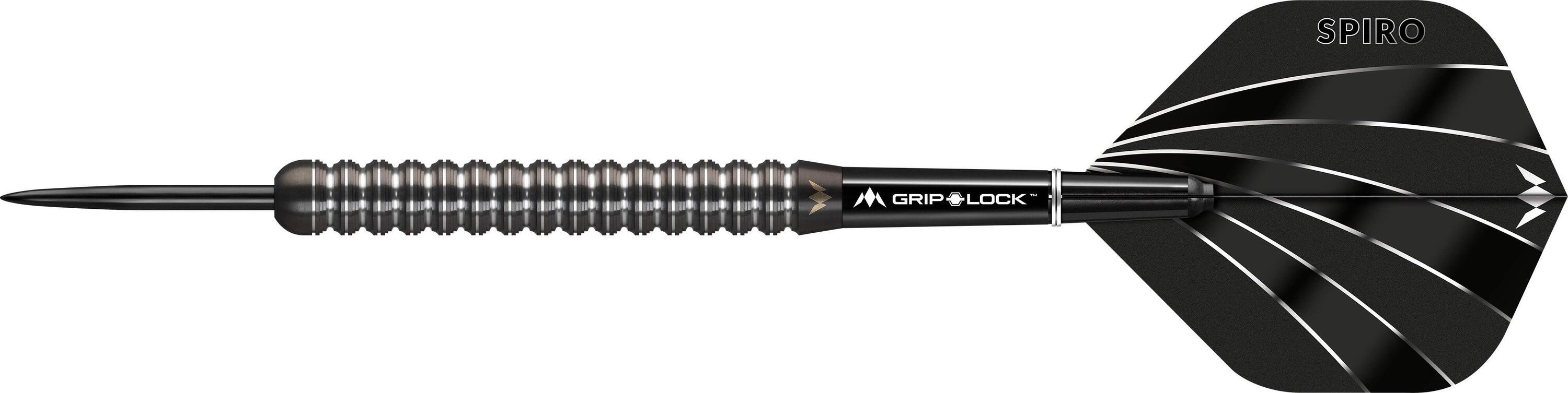 Mission Spiro Darts - Steel Tip - Graphite PVD - M1 - Black 2/2